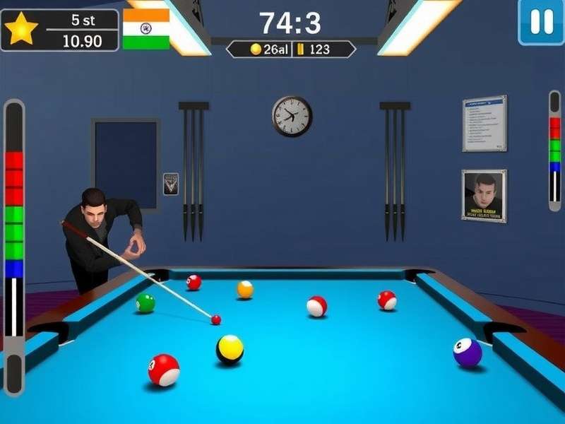 Pro Billiard Conqueror gameplay screenshot